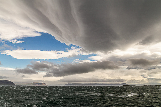 Ominous clouds over Breiðafjörður