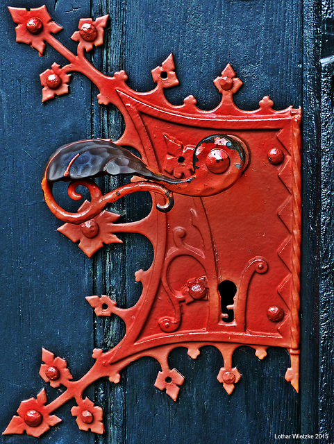 Feste Zons - Klinke am Portal der St-Martinus Kirche