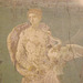 Detail of the Leda and the Swan Painting from Stabiae in the Naples Archaeological Museum, June 2013