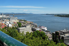 Quebec, Looking down St. Laurence River - 2007 (2 PiPs)