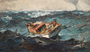Detail of The Gulf Stream by Winslow Homer in the Metropolitan Museum of Art, February 2020