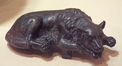 Bronze Statuette of a Molossian Hound in the Virginia Museum of Fine Arts, June 2018