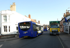 BorderBus 107 (BB12 BUS) and 108 (BB11 BUS) in Southwold - 19 Jul 2022 (P1120571)