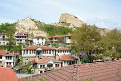 Bulgaria, The City of Melnik and Cliffs of Sandstone Pyramids