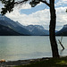 Waterton Lake from the townsite - before the fire