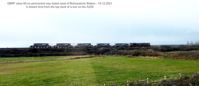 GBRF 66 Bishopstone pw train 19 12 2021