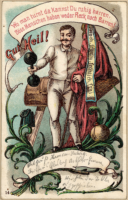 Postkarte Turnverein anno 1898
