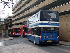 Buses in Peterborough bus station - 18 Feb 2019 (P1000373)