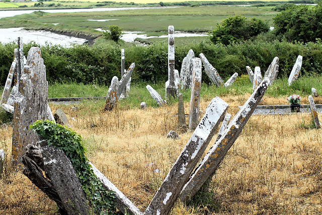 Ancient graveyard overlooking the estuary