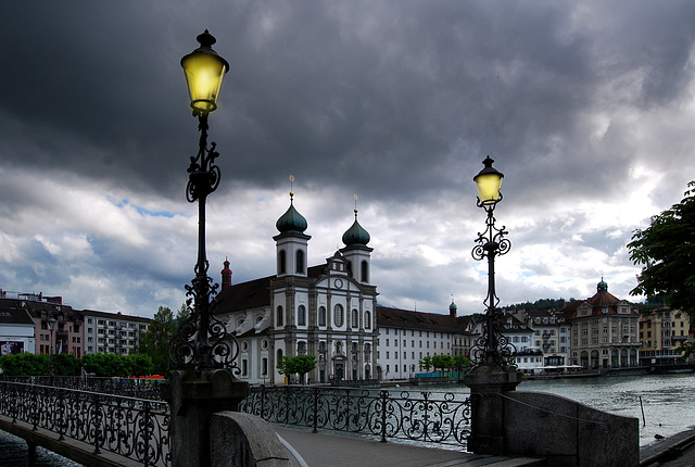 Storm clouds over Lucern