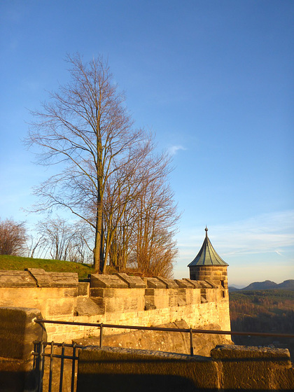 Festung - citadelo 'Königstein' - Sachsen