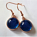 Beautiful clear blue earrings