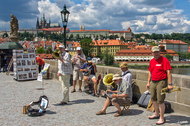 Prague: Jazz on historic Charles Bridge ++ Jazz na Karlův most