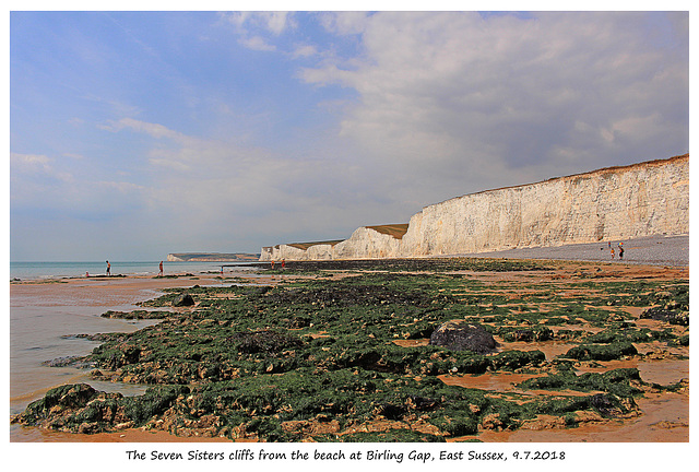 Seven Sisters from Birling Gap  - 9 7 2018
