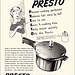 Presto Cookware Ad, 1950