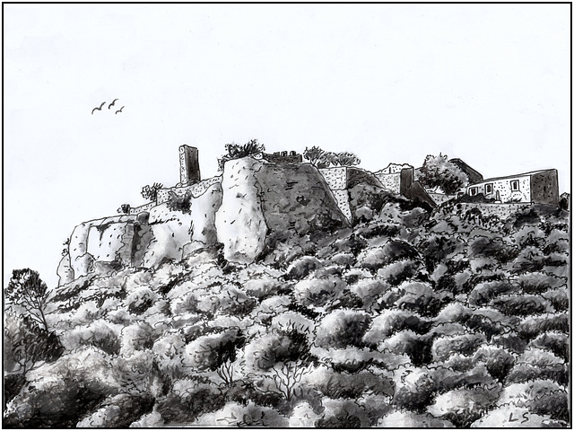 Ruines du Château de Chusclan