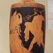 Terracotta Lekythos Attributed to the Phiale Painter in the Metropolitan Museum of Art, April 2017