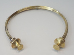 Gold Torque from Lugo Province in the Archaeological Museum of Madrid, October 2022