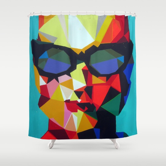 butterfly machine /shower-curtains