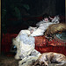 Portrait de Sarah Bernhardt -  Huile sur toile de Georges Clairin