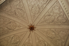 Detail of Drawing Room Ceiling, 'The Mansion', Church Street, Ashbourne, Derbyshire