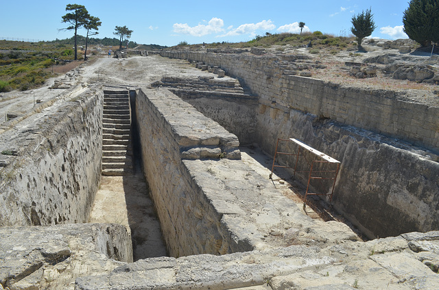 Rhodes, The Water Reservoir in the Ancient Kamiros