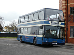 Delaine Buses 144 (AD58 DBL) at Peterborough - 18 Feb 2019 (P1000372)