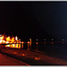 Reflets de nuit au port de Cancale.