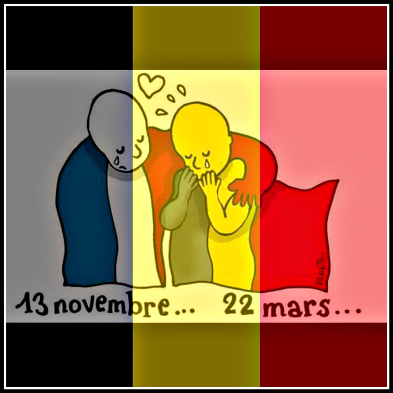 Hommage aux victimes d'attentats ! notre soutien aux peuple Belge en cette triste journée !
