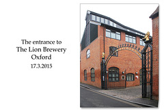 The Lion Brewery, Oxford, 17.3.2015