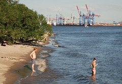 Elbe: Im Wasser (2 x PiP)
