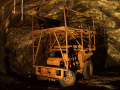 Vehicle no longer used in Loulé's salt mine.