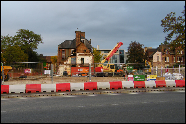 Keble Acland construction site