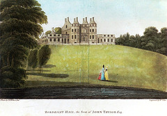 Bordesley Hall Birmingham after attack by rioters in 1791