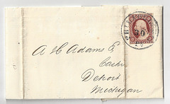 Bank Letter from 1855 (2xPIP)