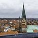 Blick auf Lüneburgs Altstadt und St. Johannis