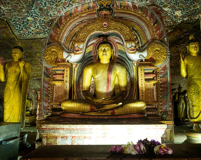 Sri Lanka tour - the fifth day, Dambulla cave temple, UNESCO World Heritage