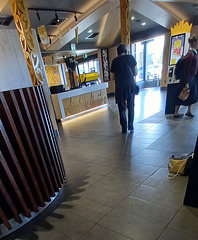 Inside McDonalds in Rotorua.