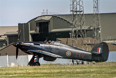 Hawker Hurricane MK.IIc PZ865 in "night intruder" paint scheme