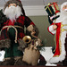 HO!  HO! HO! from the top of our entertainment center, from my Santa collection!!  MERRY CHRISTMAS !! ~~~