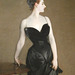 Detail of Madame X by Sargent in the Metropolitan Museum, January 2022