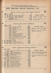 Page 49 of the 'Roadway Motor Coach Timetable' 1932