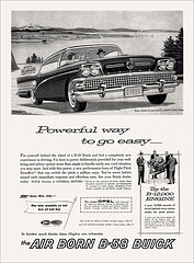 Buick Automobile Ad, 1958