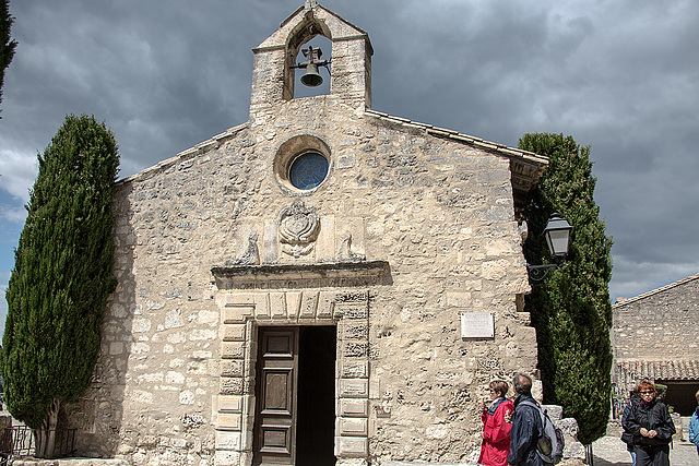 20150521 8100VRAw [F] Kirche mit Frescen, Les Baux de Provence