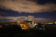 Glasgow Nightscapes - from Speirs Wharf