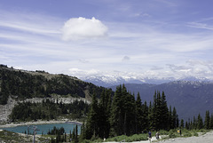Aussicht von der Roundhouse Lodge am Whistler Mountain (© Buelipix)