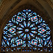 Rose de la façade occidentale de l'abbatiale de Saint-Ouen à Rouen