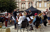 Jazz band au marché de St Foy la Grande (33)