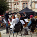 Jazz band au marché de St Foy la Grande (33)