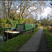 boat on the denuded canal path